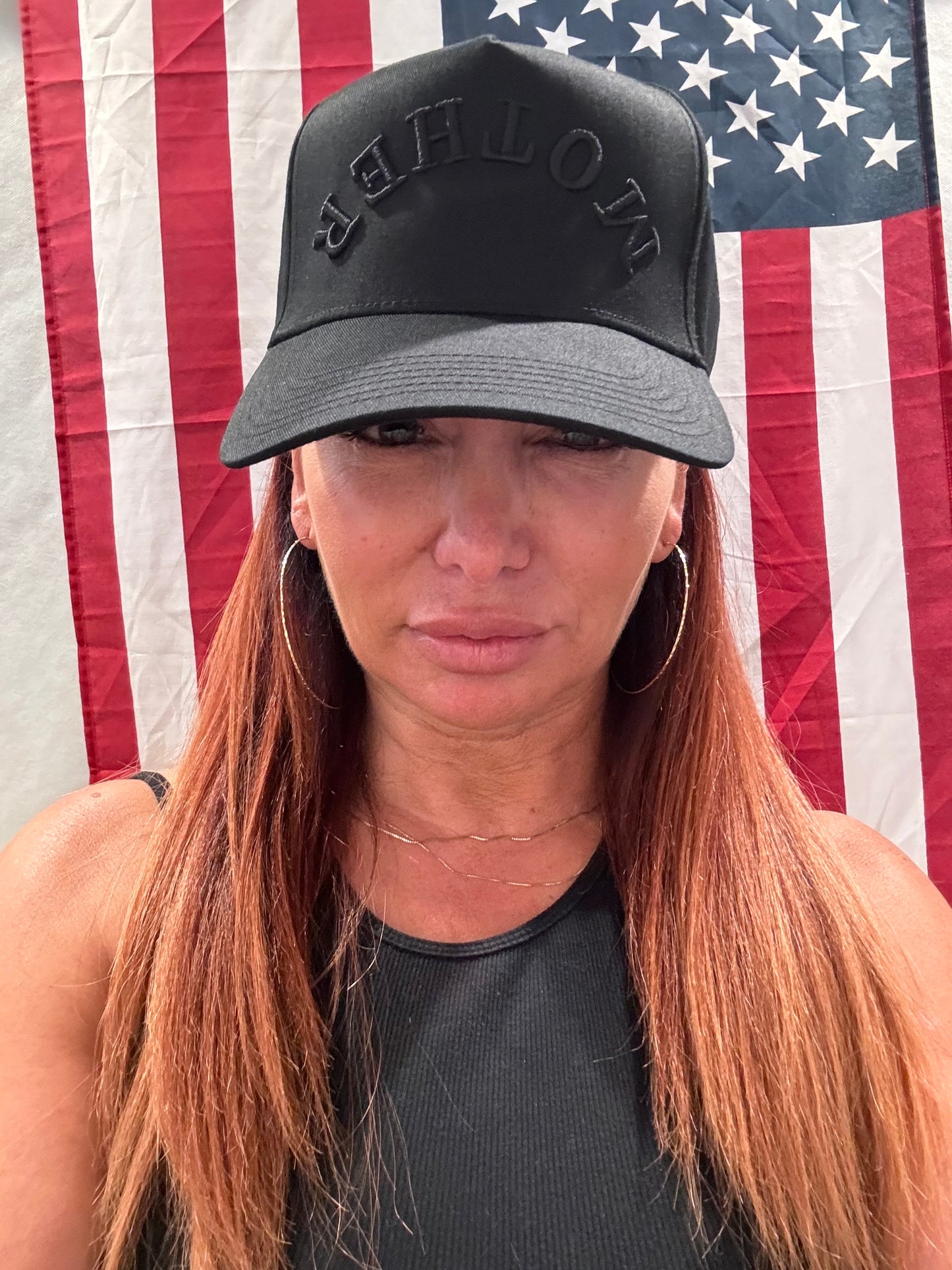 MOTHER BLACK TRUCKER HAT