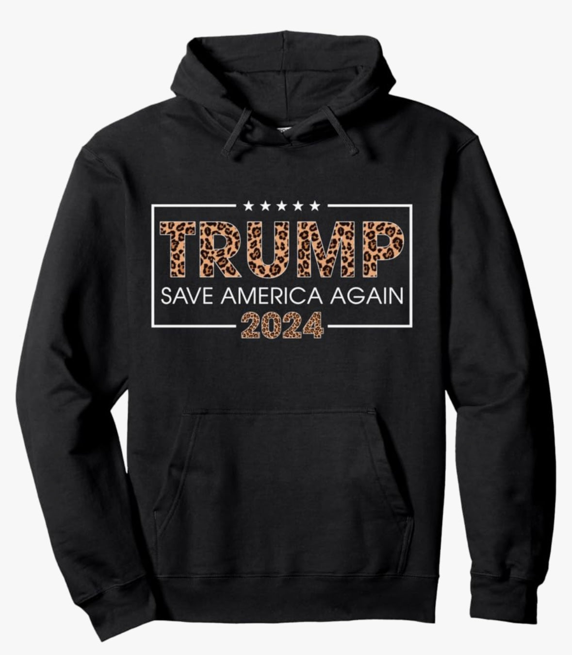 TRUMP LEOPARD HOODIE