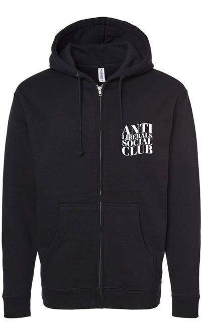 ANTI LIBERALS SOCIAL CLUB Zip Up Sweatshirt