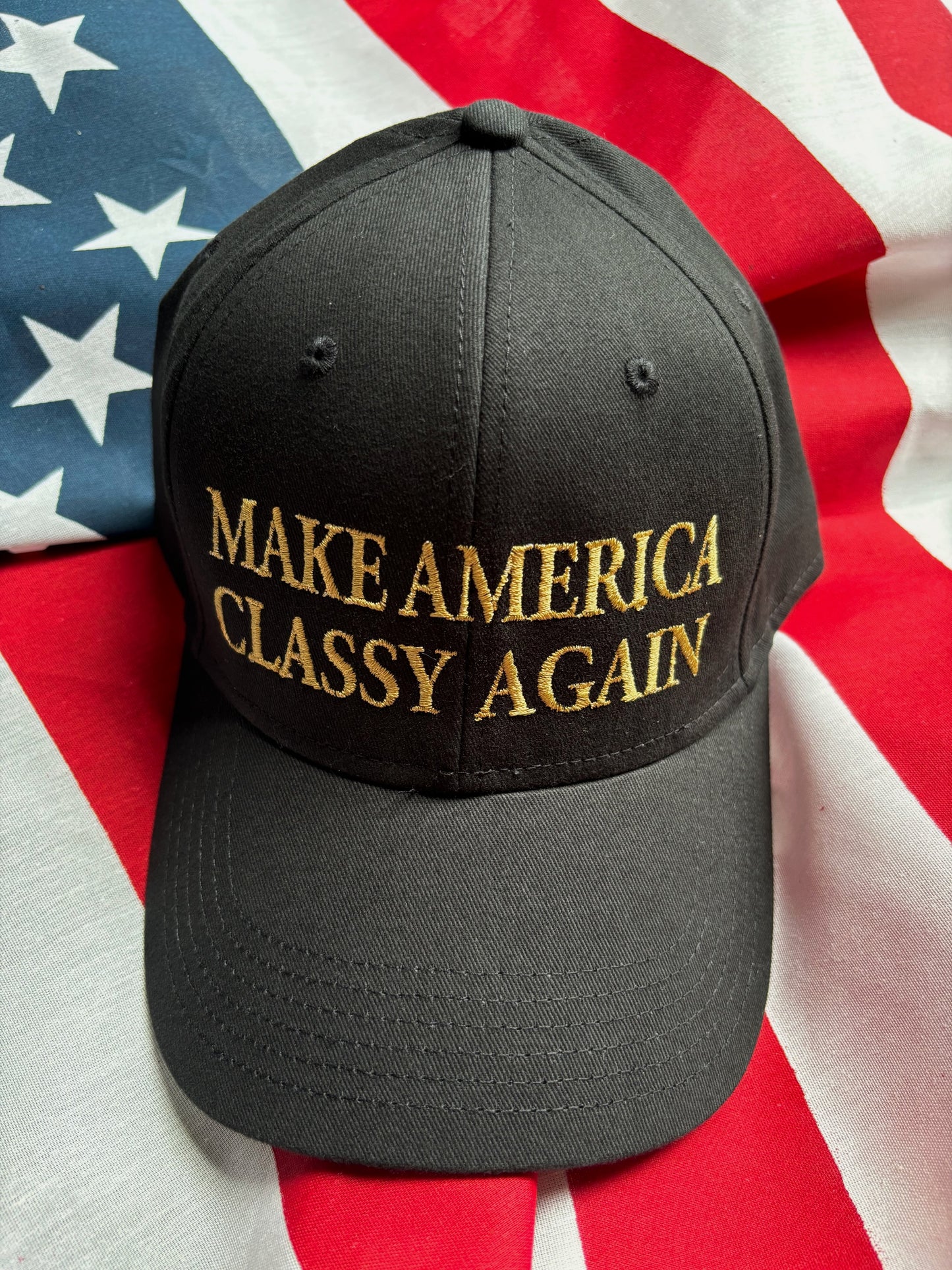 MAKE AMERICA CLASSY Black & Gold